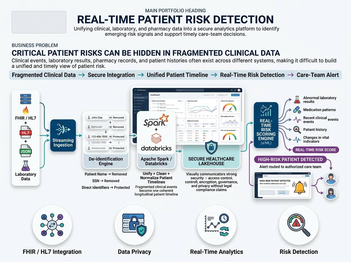 Healthcare data risk detection